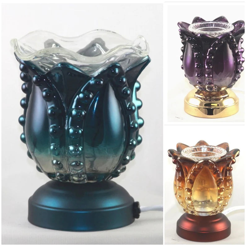 Flower Petal Electric Touch Oil Burner