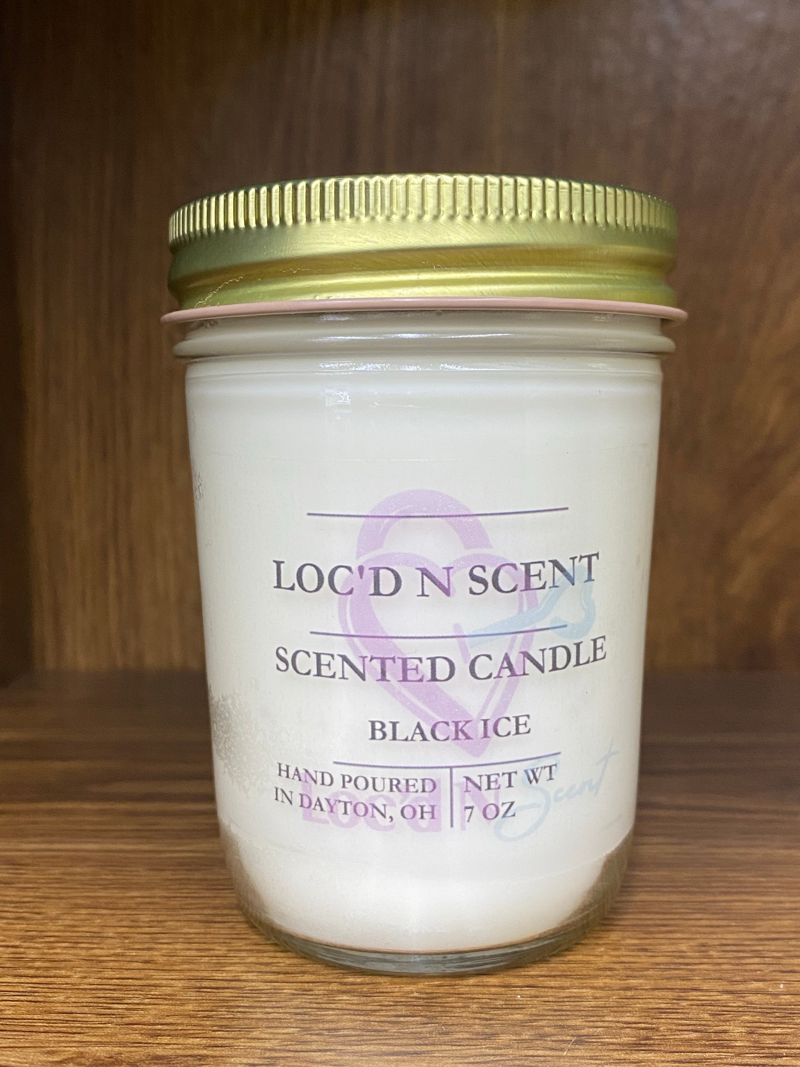 Black Ice Type Candle